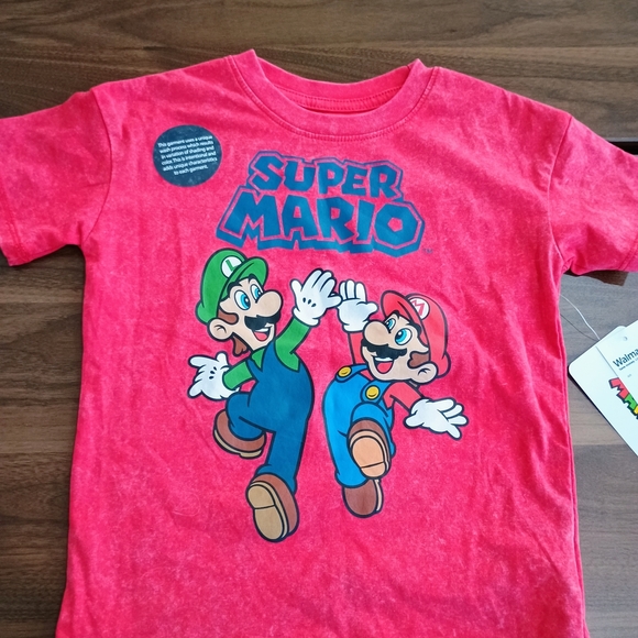 Super Mario Bros Other - Super Mario Kids Graphic Tee - Red